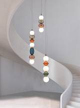 INTERMIDDIATE OPAL GLASS LED 15W D:200MM FOR PLUG & PLAY MODULAR SYSTEM