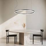 84W LED PENDANT LIGHT  83W 3000K   ALUMINIUM & ACRYLIC BLACK