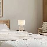 TABLE LAMP E27 MAX 40W HEMP ROPE &LINEN  NATRUAL ON/OFF SWITCH