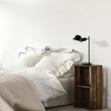 TABLE LAMP E27 MAX 25W IRON BLACK -GOLD  ROTATING HEAD ON/OFF SWITCH