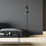 FLOOR LED LAMP 7W 3000K METAL BLACK GOLD