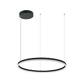 LED PENDANT LIGHT 57W 3000K  ALUMINUM  & ACRYLIC  BLACK