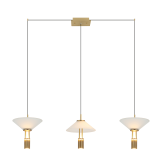 LINE LED LIGHT 28W 3000K ALUMINIUM GOLD