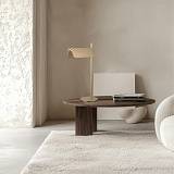 TABLE LED LIGHT 7W 3000K BRUSHED GOLD MOVABLE LIGHT DEFLECTORS DIMMING SWITCH