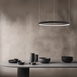 PENDANT LED LIGHT 28W 3000K ALUMINIUM BLACK