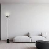 LED FLOOR LIGHT 12W 3000K METAL - ACRYLIC BLACK