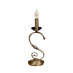 Επιτραπέζιο φωτιστικό από οξυντέ μέταλλο 1XE14 D:37cm (3443)