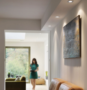 Χωνευτό σποτ από χρώμιο μέταλλο 1XGU10 D:9cm (43278-Χρώμιο)