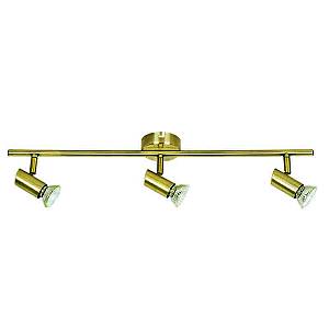 Επιτοίχιο σποτ από μέταλλο σε οξυντέ απόχρωση 3XGU10 D:60cm (9076-3Φ-Οξυντέ)