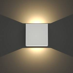 it-Lighting Yellowstone LED 4W 3000K Outdoor Up-Down Adjustable Wall Lamp Anthracite D:12cmx12cm (80200941)
