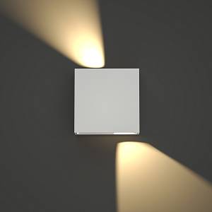 it-Lighting Yellowstone LED 4W 3000K Outdoor Up-Down Adjustable Wall Lamp Anthracite D:12cmx12cm (80200941)