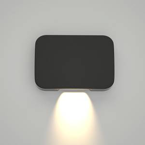 it-Lighting Silver LED 1W 3000K Outdoor Wall Lamp Anthracite D:5cmx7cm (80202440)