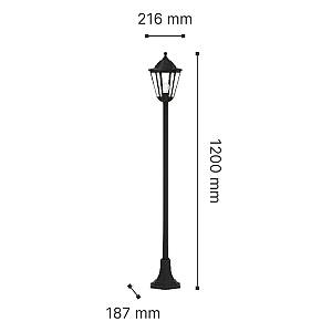 it-Lighting Redfish 1xE27 Outdoor Pole Light Black D:120cmx21.6cm (80500214)