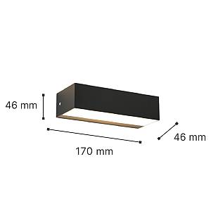it-Lighting Martin LED 9W 3CCT Outdoor Up-Down Wall Lamp Grey D:17cmx4.6cm (80200830)