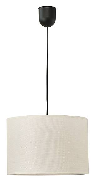 Φωτιστικό μονόφωτο αμπαζούρ μπεζ Ε27 Φ40