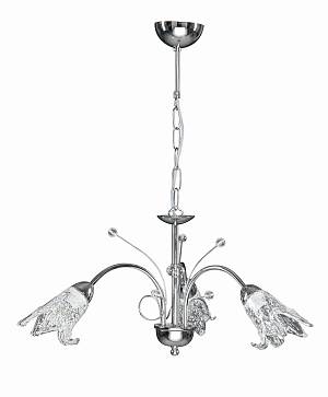 Φωτιστικό Πολύφωτο 3φ Μέταλλο χρώμιο/Γυαλί Ε14