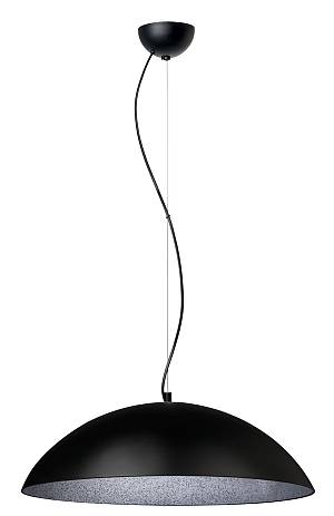 Φωτιστικό μονόφωτο Plexiglass  μαύρο/ασημί  3χΕ27 Φ47