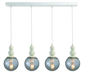 Φωτιστικό Πολύφωτο 4φ Μέταλλο/Γυαλί Ε27