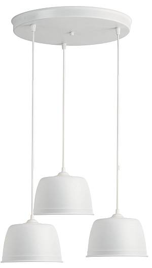 Φωτιστικό Πολύφωτο 3φ Αλουμίνιο λευκό Ε27