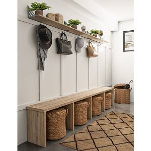 SEAGRASS ΚΑΛΑΘΙ SET 2ΤΜΧ SEAGRASS ΦΥΣΙΚΟ D44-35xH45-38cm