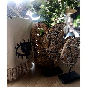 GOURAMI DECO ΨΑΡΙ POLYRESIN ΚΑΦΕ 26,1x6xH33cm