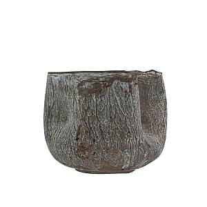 ZEOLITH ΒΑΣΗ ΡΕΣΩ ΓΥΑΛΙ ΜΕΛΙ ΧΡΥΣΟ D15xH12cm