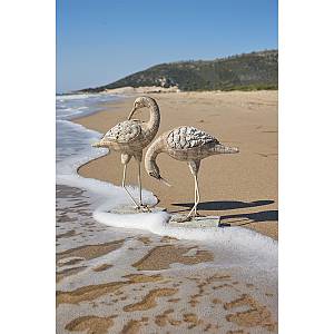 CALOR DECO ΠΟΥΛΙ POLYRESIN ΦΥΣΙΚΟ 20,5x8,5xH31cm