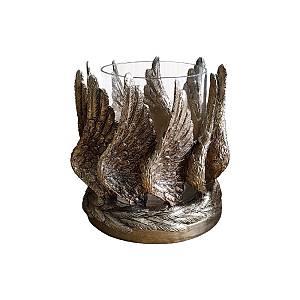 VOLE ΚΗΡΟΠΗΓΙΟ POLYRESIN ΧΡΥΣΟ 15x15xH18,3cm