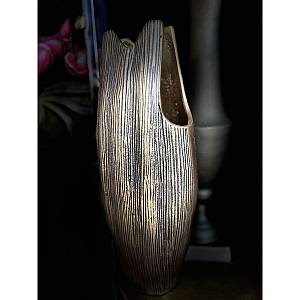 BAJAN ΒΑΖΟ ΑΛΟΥΜΙΝΙΟ ΧΡΥΣΟ ΑΝΤΙΚΕ 19,5x14xH46cm