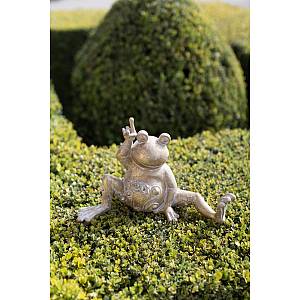 YOGA FROG 2 DECO ΒΑΤΡΑΧΟΣ POLYRESIN ΧΡΥΣΟ 32,3x14,1xH20,2cm