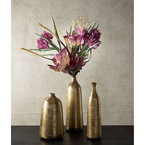 DAZZLE ΜΠΟΥΚΑΛΑ ΑΛΟΥΜΙΝΙΟ ΧΡΥΣΟ D10xH38cm