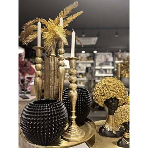 DAZZLE ΚΗΡΟΠΗΓΙΟ ΑΛΟΥΜΙΝΙΟ ΧΡΥΣΟ D15xH46cm