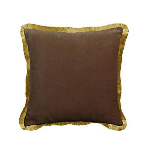 TERRICIO ΔΙΑΚΟΣΜΗΤΙΚΟ ΜΑΞΙΛΑΡΙ ΒΕΛΟΥΔΟ ΚΑΦΕ ΧΡΥΣΟ 45x45cm