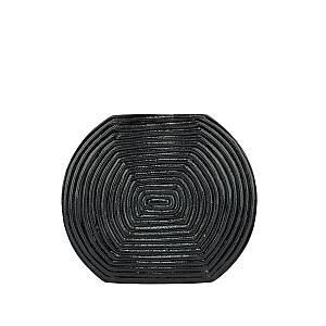 LINEAR ΒΑΖΟ ΑΛΟΥΜΙΝΙΟ ΜΑΥΡΟ 28x6xH24cm