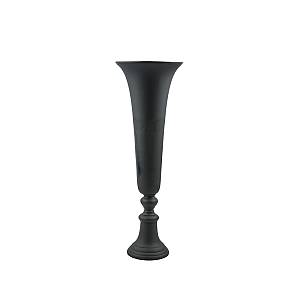 FLORES ΒΑΖΟ ΑΛΟΥΜΙΝΙΟ ΜΑΥΡΟ D19xH55cm