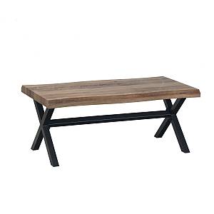 BRICK COFFEE TABLE ΚΑΡΥΔΙ ΜΑΥΡΟ 110x60xΗ45cm