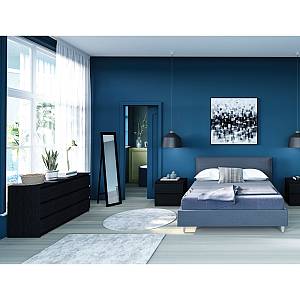 SIMPLE ΚΑΘΡΕΠΤΗΣ ΕΠΙΔΑΠΕΔΙΟΣ ΜΑΥΡΟ 45x4.6xH146cm