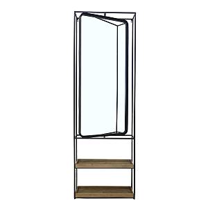 ENTRY ΕΠΙΠΛΟ ΕΙΣΟΔΟΥ ΜΕ ΚΑΘΡΕΠΤΗ ΜΑΥΡΟ ΦΥΣΙΚΟ 60x17xH183cm