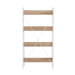 ONE STEP UP ΒΙΒΛΙΟΘΗΚΗ 4ΡΑΦΙΑ SONOMA ΛΕΥΚΟ 60x35xH117cm