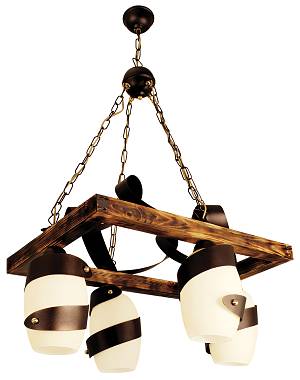 PDA 135-4 WH ΚΡΕΜ 4/Φ ΞΥΛΟ ΜΕΓΑΛΟ ΛΕΥΚΟ/ΜΕΛΙ