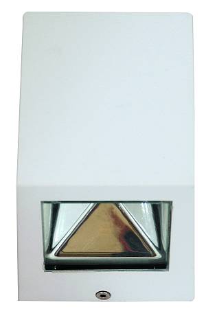 WLC 8107 WH ΑΠΛ.UP/DOWN ΤΕΤΡ.LED 2*5W ΛΕΥΚΗ