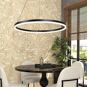 Κρεμαστό φωτιστικό LED 45W 3CCT (by switch on base) 6095-C-Black