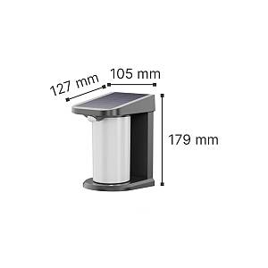 Mirror- LED 1,5W 3000K/6000K Solar Outdoor Light in Black Color (80204210S)