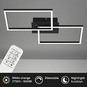 Φωτιστικό led Frame 30w 3300lm CCT μαύρο
