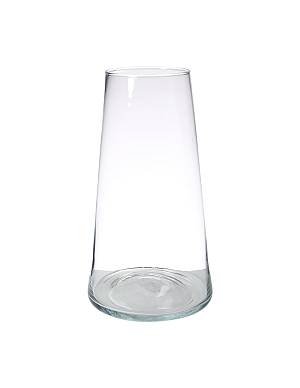 Βάζο γυαλ.διάφανο  Φ24 Η35cm