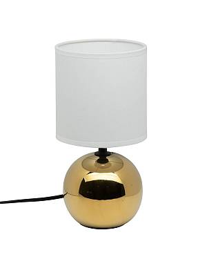 Πορτατιφ κεραμ.χρυσό με καπελο 13Χ24,7