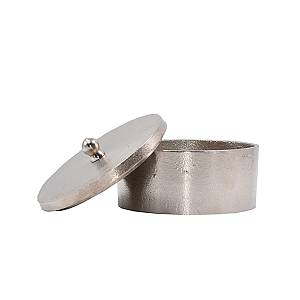 BOITE ΚΟΥΤΙ ΜΕ ΚΑΠΑΚΙ ΑΛΟΥΜΙΝΙΟ ΑΣΗΜΙ 14x14xH10cm