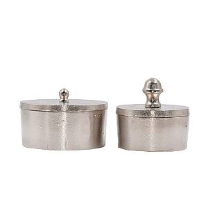 BOITE ΚΟΥΤΙ ΜΕ ΚΑΠΑΚΙ ΑΛΟΥΜΙΝΙΟ ΑΣΗΜΙ 14x14xH10cm