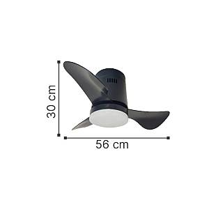 it-Lighting Elsinore -15W 3CCT LED Fan Light in White with Wooden Color (102000410)