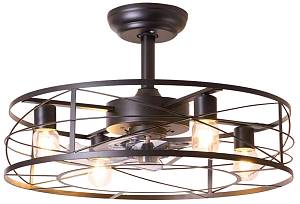 CFC 9508 ΠΛΑΦΟΝΙΕΡΑ ΑΝΕΜΙΣΤΗΡΑΣ ΜΕΤΑΛΛΙΚΟ ΜΑΥΡΟ 4XE-27 O ΑΝΕΜΙΣΤΗΡΑΣ 30W